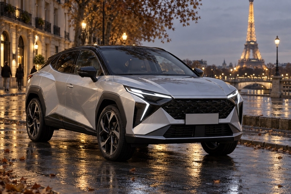 Omoda 4: kompakts Chery krosovers Eiropai – 224 ZS hibrīds un 155–160 kW elektroversija Foto 2
