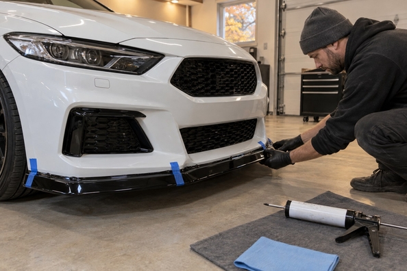 Vai rudenī un ziemā var krāsot un uzstādīt body kit: temperatūra, grunts žūšana un līme Foto 1