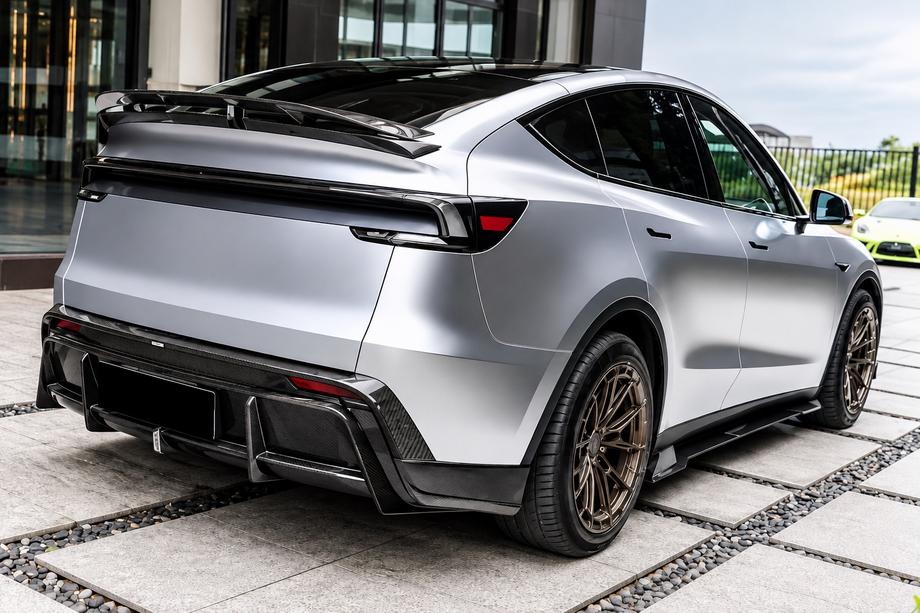 Tesla Model Y 2020– Virsbūves komplekts Carbon Aerokit (2025+) Foto 2