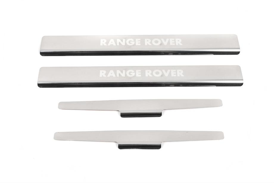 Range Rover Sport 2014–2022 Natanika Premium sliekšņu uzlikas (4 gab., nerūsējošais tērauds) Image
