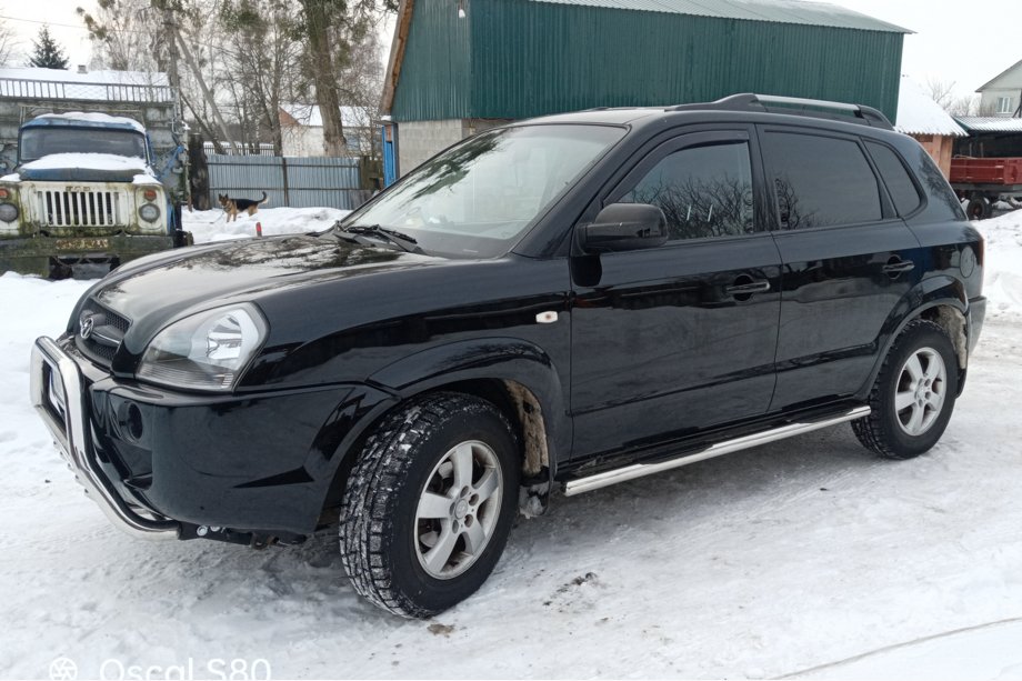 Hyundai Tucson JM 2004– Sānu sliekšņu caurules BB002 (2 gab., nerūsējošais tērauds) Image