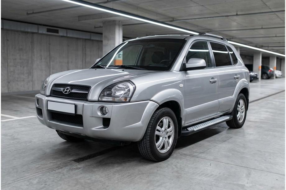 Hyundai Tucson JM 2004– Sānu pakāpieni Allmond Grey (2 gab., alumīnija) Foto 1