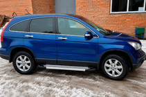 Honda CRV 2007–2011 Sānu pakāpieni Allmond Grey (2 gab., alumīnija) foto 3