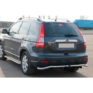 Aizmugurējais aizsargloks AK008 (nerūsējošais tērauds) Honda CRV 2007–2011 foto 2