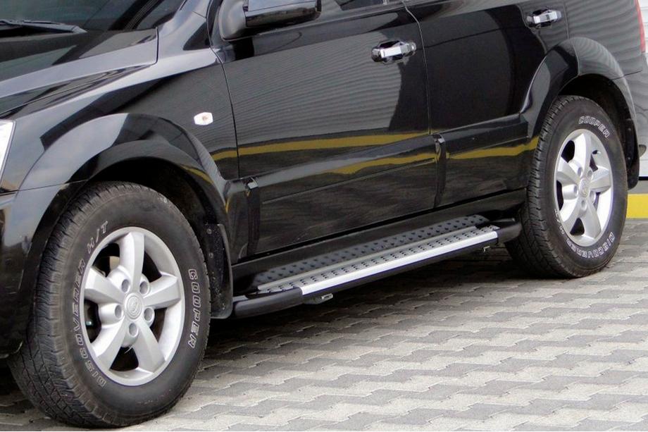 Kia Sorento I BL 2002–2009 Sānu pakāpieni Allmond Grey (2 gab., alumīnija) Image