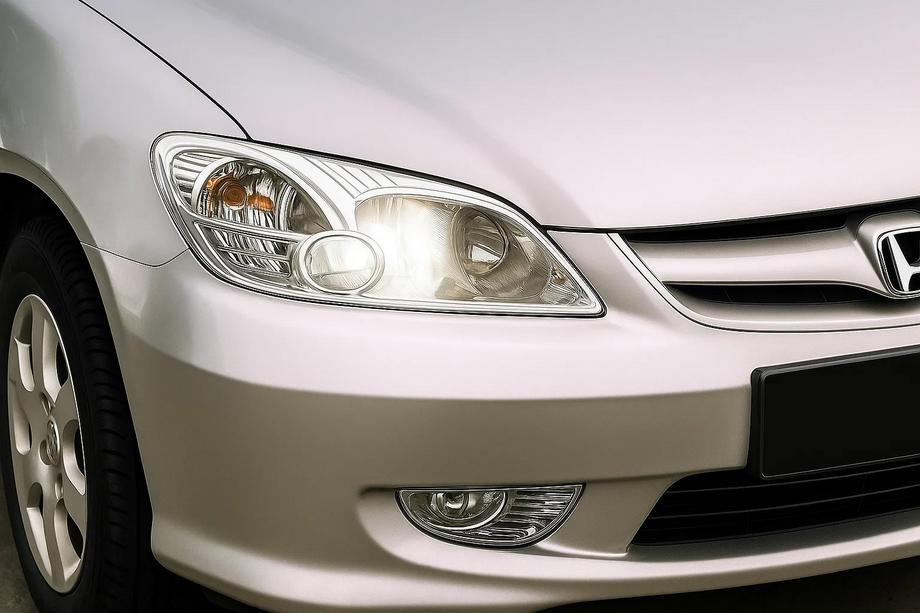 Honda Civic Sedan VII 2001–2006 Priekšējo lukturu uzlikas (2 gab., plastmasa) Image