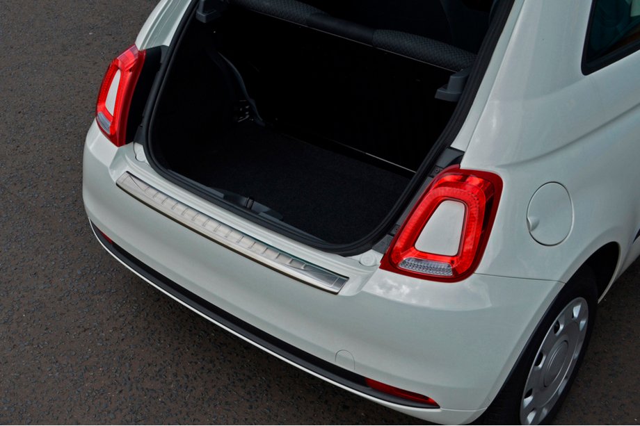 Fiat 500/500L 2013–2022 Aizmugurējā bufera aizsarguzlika 3D/Cabrio (OmsaLine, nerūsējošais tērauds) Foto 8