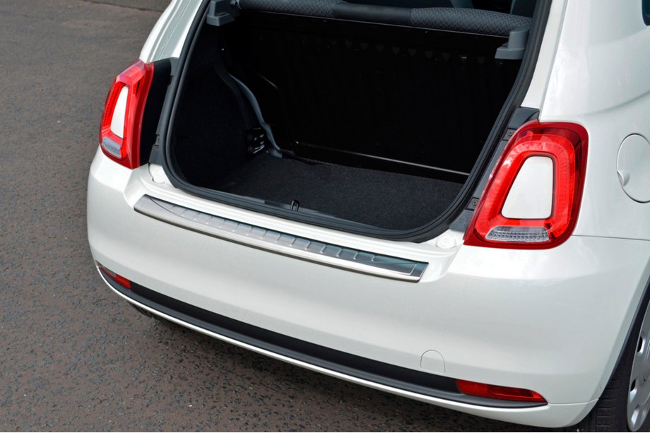 Fiat 500/500L 2013–2022 Aizmugurējā bufera aizsarguzlika 3D/Cabrio (OmsaLine, nerūsējošais tērauds) Foto 7