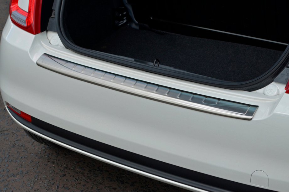 Fiat 500/500L 2013–2022 Aizmugurējā bufera aizsarguzlika 3D/Cabrio (OmsaLine, nerūsējošais tērauds) Foto 2