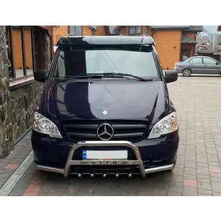 Vējstikla vizieris (melns spīdīgs, 5 mm) Mercedes Vito W639 2004–2014 foto 4