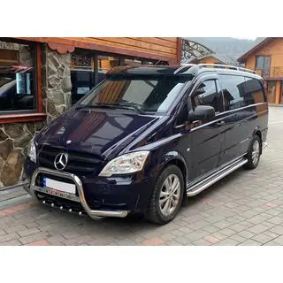 Vējstikla vizieris (melns spīdīgs, 5 mm) Mercedes Vito W639 2004–2014 foto 3