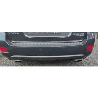 Bagāžnieka malas uzlika (nerūsējošais tērauds) Hyundai Santa Fe 2 2006–2012 foto 3
