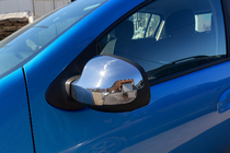 Renault Logan MCV 2013–2022 Atpakaļskata spoguļu uzlikas (2 gab., nerūsējošais tērauds) foto 2