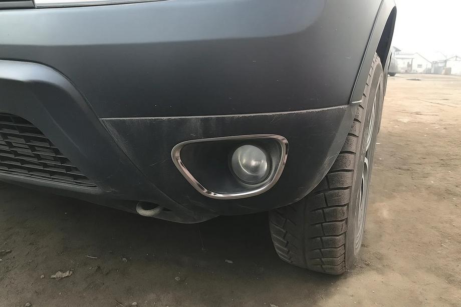 Dacia Duster 2008–2018 Pretmiglas lukturu uzlikas 2010-2013 (2 gab., nerūsējošais tērauds) Image