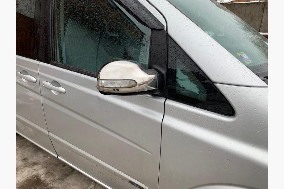 Mercedes Viano 2004–2014 Spoguļu uzlikas (2004-2010, Viano, 2 gab., nerūsējošais tērauds) Foto 3