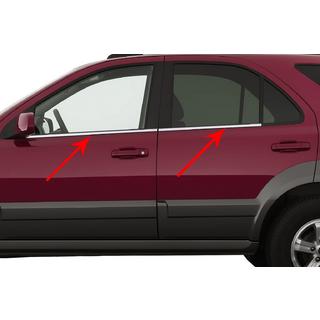 Logu apmales (4 gab., nerūsējošais tērauds) Kia Sorento I BL 2002–2009 foto 1