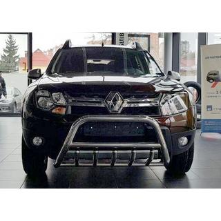 Kenguru stienis bez uzraksta WT003 (nerūsējošais tērauds) Renault Duster 2008–2017 foto 3