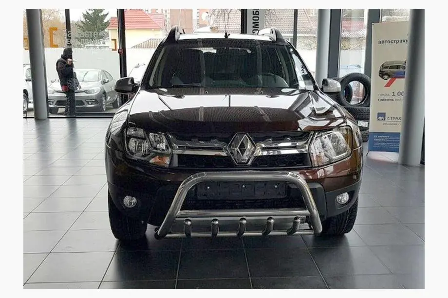 Renault Duster 2008–2017 Kenguru stienis bez uzraksta WT003 (nerūsējošais tērauds) Foto 6