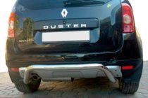 Renault Duster 2008–2017 Aizmugures aizsargloks (nerūsējošais tērauds) foto 4
