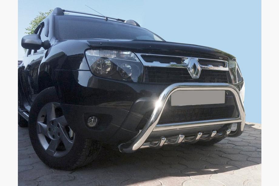 Dacia Duster 2008–2018 Kenguru stienis bez uzraksta WT003 (nerūsējošais tērauds) Foto 4