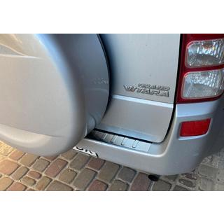 Aizmugurējā bampera aizsarguzlika Carmos (nerūsējošais tērauds) Suzuki Grand Vitara 2005–2017 foto 4