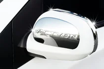 SsangYong Action 2005–2018 Spoguļu apmales un augšējā uzlika (plastmasa) foto 1