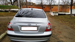 Hyundai Elantra (XD) 2000–2011 Aizmugurējo lukturu uzlikas (2 gab., plastmasa) foto 6
