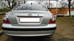 Hyundai Elantra (XD) 2000–2011 Aizmugurējo lukturu uzlikas (2 gab., plastmasa) foto 7