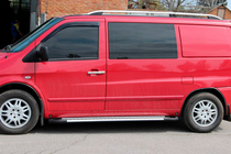 Mercedes Vito W638 1996–2003 Sānu pakāpieni Allmond Grey (2 gab., alumīnija) foto 5
