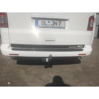 Aizmugurējā bufera uzlika ar atloku (ABS plastmasa) Volkswagen T5 Caravelle 2004–2010 foto 3