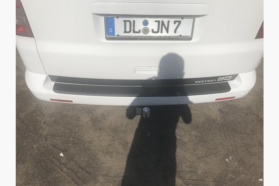 Volkswagen T5 2010–2015 Aizmugurējā bufera uzlika ar atloku (ABS plastmasa) Matēta Foto 5