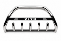 Mercedes Vito W639 2004–2014 Bullbar 60 mm (nerūsējošais tērauds) foto 3
