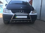 Mercedes Vito W639 2004–2014 Bullbar 60 mm (nerūsējošais tērauds) foto 2