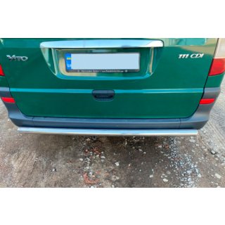 Aizmugurējais aizsargloks AK002 (nerūsējošais tērauds) Mercedes Vito W639 2004–2014 foto 3