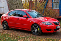 Mazda 3 2003–2009 Logu apmales (4 gab., nerūsējošais tērauds) Hečbeks foto 2