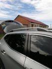 Nissan Qashqai 2014–2021 Jumta reliņi Skyport Grey foto 2