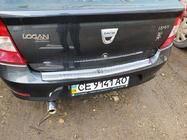 Dacia Logan I 2008–2012 Aizmugurējā bufera uzlika Carmos (nerūsējošais tērauds) foto 3