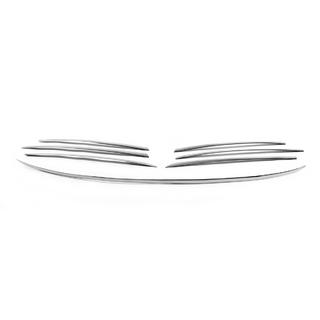 Radiatora režģa malas uzlikas (2000-2002, 7 daļas, nerūsējošais tērauds) Mercedes Sprinter W901/902/903/904/905 1995–2006 foto 2