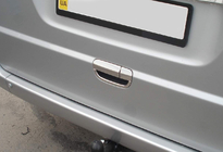 Mercedes Vito W639 2004–2014 Aizmugurējā roktura uzlika (nerūsējošais tērauds) OmsaLine – itāļu nerūsējošais tērauds foto 2
