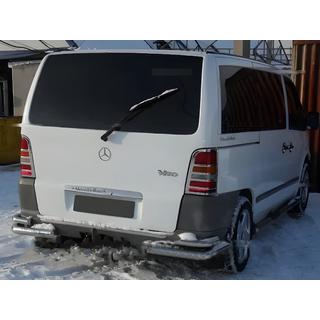 Stoplukturu uzlikas (2 gab., nerūsējošais tērauds) Mercedes Vito W638 1996–2003 foto 1