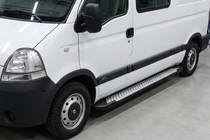Nissan Interstar 2002–2010 Sānu kāpšļi Allmond (2 gab., alumīnijs) foto 1