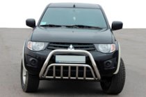 Mitsubishi L200 2006–2015 Bullbārs (nerūsējošais tērauds) foto 1