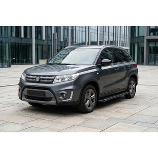 Sānu sliekšņi Allmond Black (2 gab., alumīnijs) Suzuki Vitara 2015– foto 1