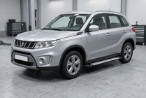 Suzuki Vitara 2015– Sānu pakāpieni Allmond Grey (2 gab., alumīnijs) foto 1