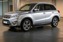 Suzuki Vitara 2015– Sānu kāpšļi Tayga Black (2 gab., alumīnijs) foto 1