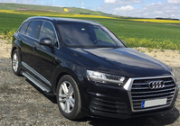 Audi Q7 2015–2026 Sānu pakāpieni Allmond Grey (2 gab., alumīnijs) foto 1