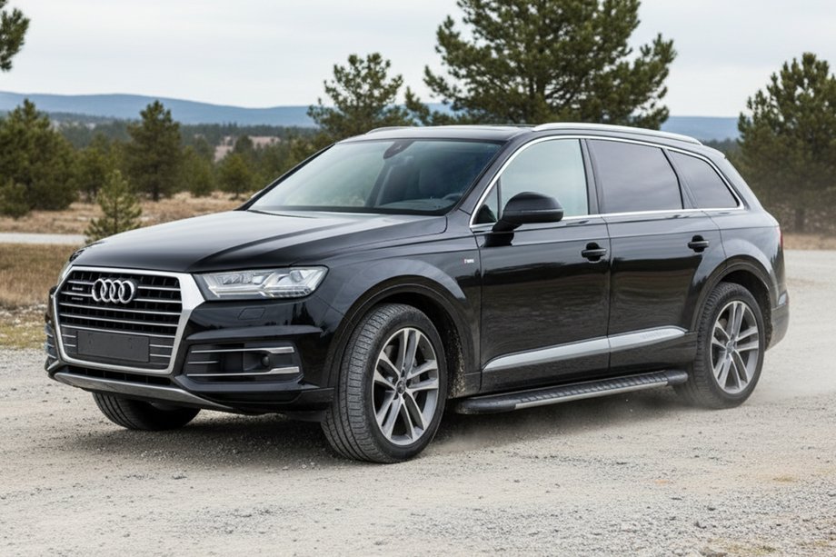 Audi Q7 2015–2026 Sānu pakāpieni Bosphorus Grey (2 gab., alumīnijs) Image