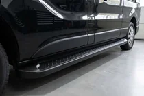 Fiat Talento 2016– Sānu sliekšņi Allmond Black (2 gab., alumīnijs) foto 1