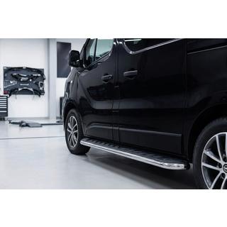 Sānu pakāpieni Maydos V1 (2 gab., alumīnijs ↗ nerūsējošais tērauds) Opel Vivaro 2015–2019 foto 1