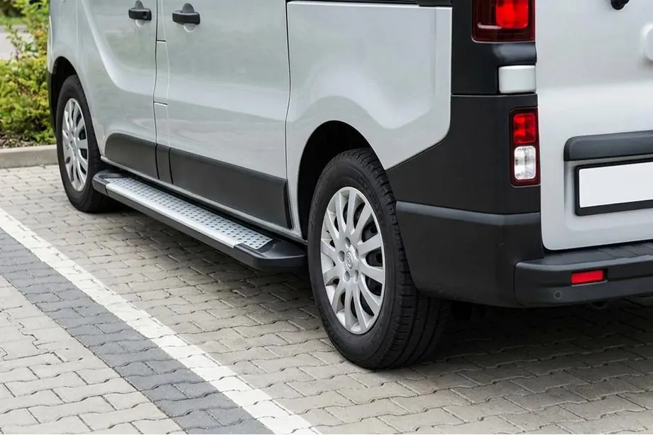 Opel Vivaro 2015–2019 Sānu pakāpieni Allmond Grey (2 gab., alumīnijs) Image